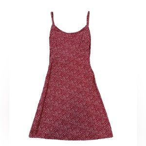 Brandy Melville: Red Floral Dress